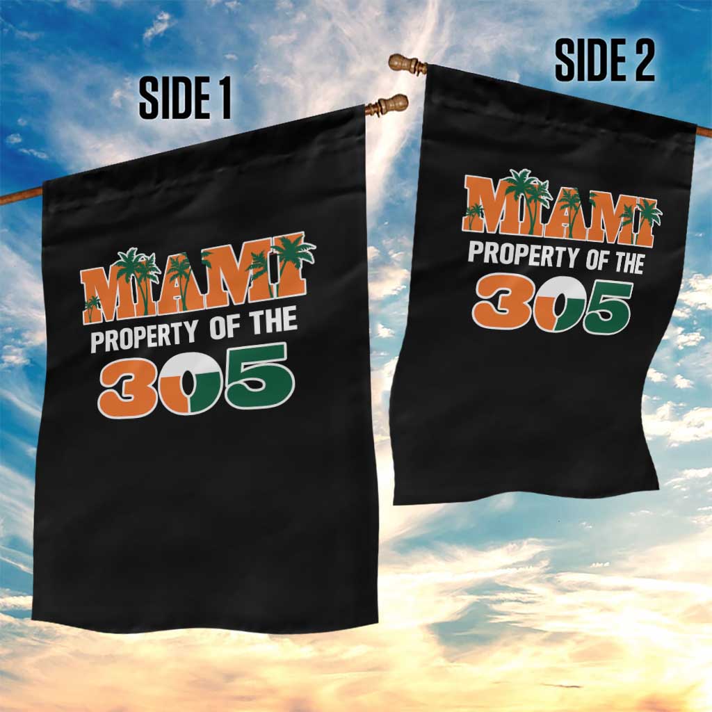 305 Miami Pride Garden Flag Urban Style Miami Beach Graphic TS10 Print Your Wear