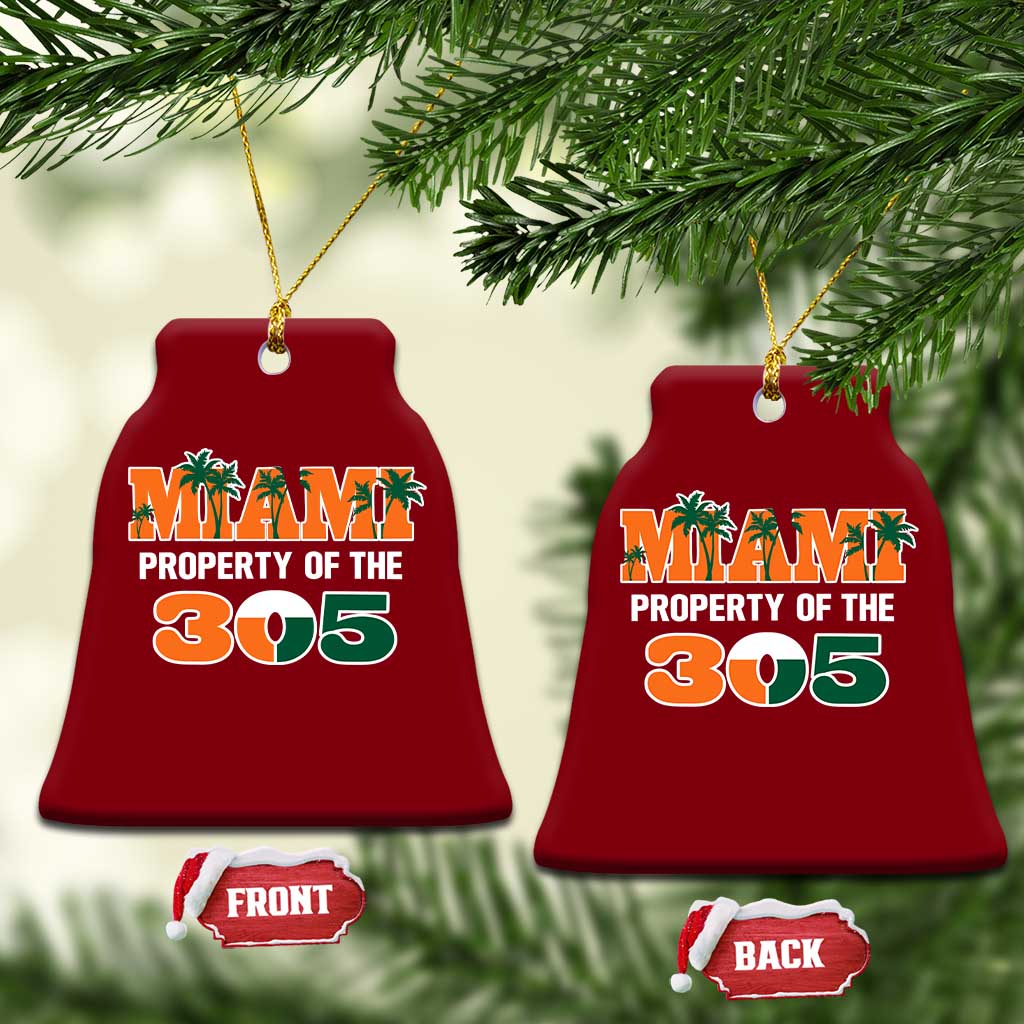 305 Miami Pride Ceramic Ornament Urban Style Miami Beach Graphic TS10 Print Your Wear