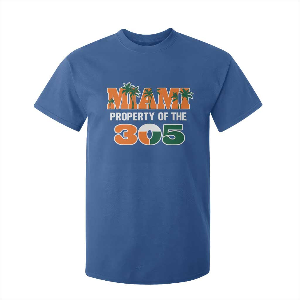 305 Miami Pride T Shirt For Kid Urban Style Miami Beach Graphic TS10 Royal Blue Print Your Wear