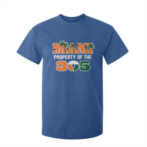 305 Miami Pride T Shirt For Kid Urban Style Miami Beach Graphic TS10 Royal Blue Print Your Wear