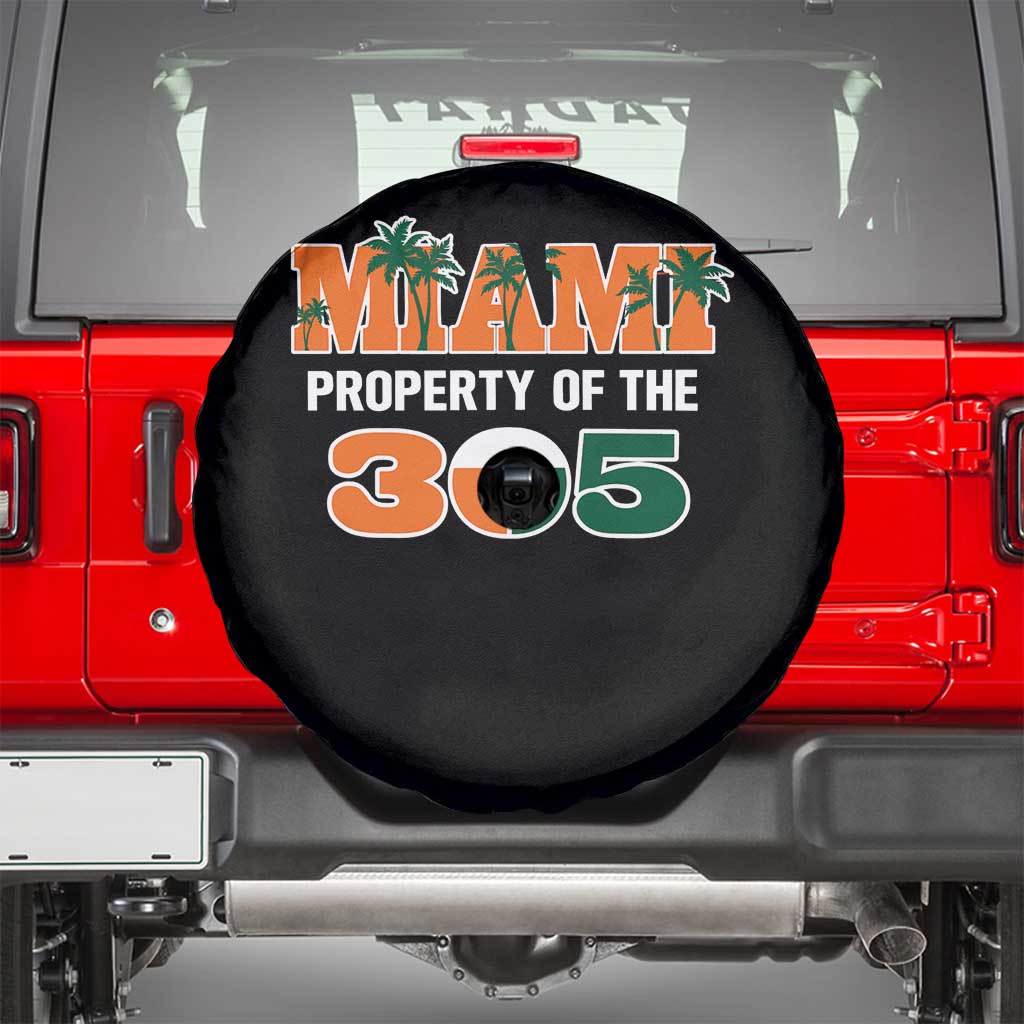 305 Miami Pride Spare Tire Cover Urban Style Miami Beach Graphic TS10 Black Print Your Wear