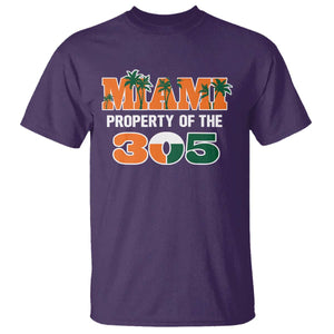 305 Miami Pride T Shirt Urban Style Miami Beach Graphic TS10 Purple Print Your Wear