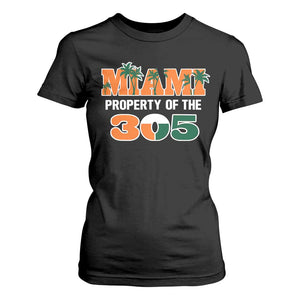 305 Miami Pride T Shirt For Women Urban Style Miami Beach Graphic TS10 Black Print Your Wear
