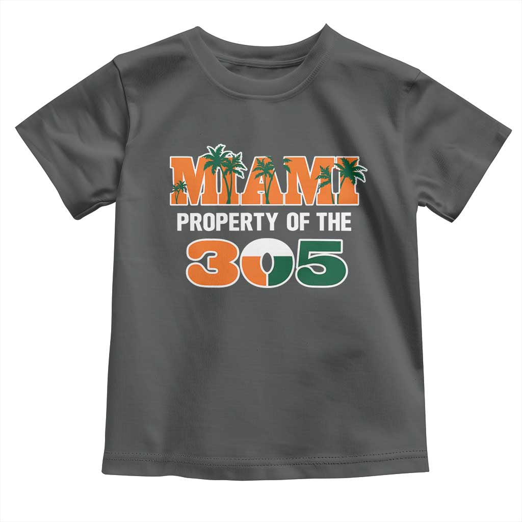 305 Miami Pride Toddler T Shirt Urban Style Miami Beach Graphic TS10 Dark Heather Print Your Wear