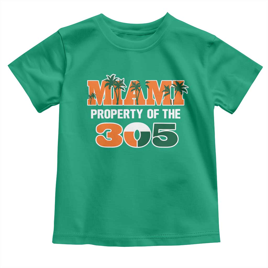 305 Miami Pride Toddler T Shirt Urban Style Miami Beach Graphic TS10 Irish Green Print Your Wear