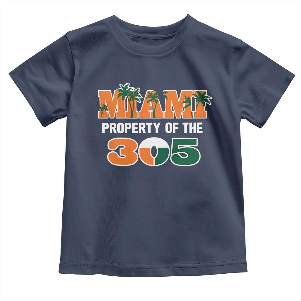 305 Miami Pride Toddler T Shirt Urban Style Miami Beach Graphic TS10 Navy Print Your Wear