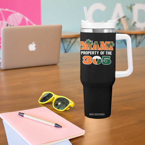 305 Miami Pride Tumbler With Handle Urban Style Miami Beach Graphic TS10 Print Your Wear