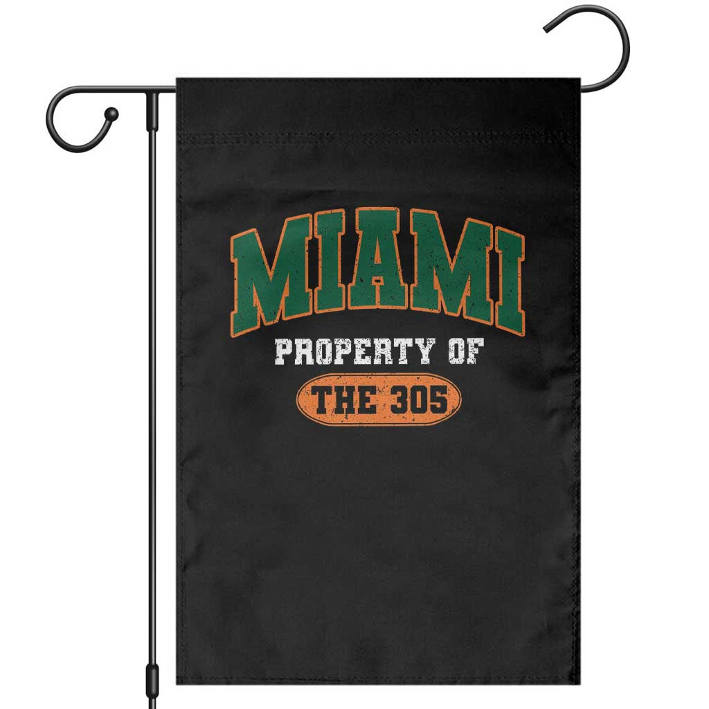 305 Miami Garden Flag Florida FL Vintage Athletic Sports TS10 Black Print Your Wear