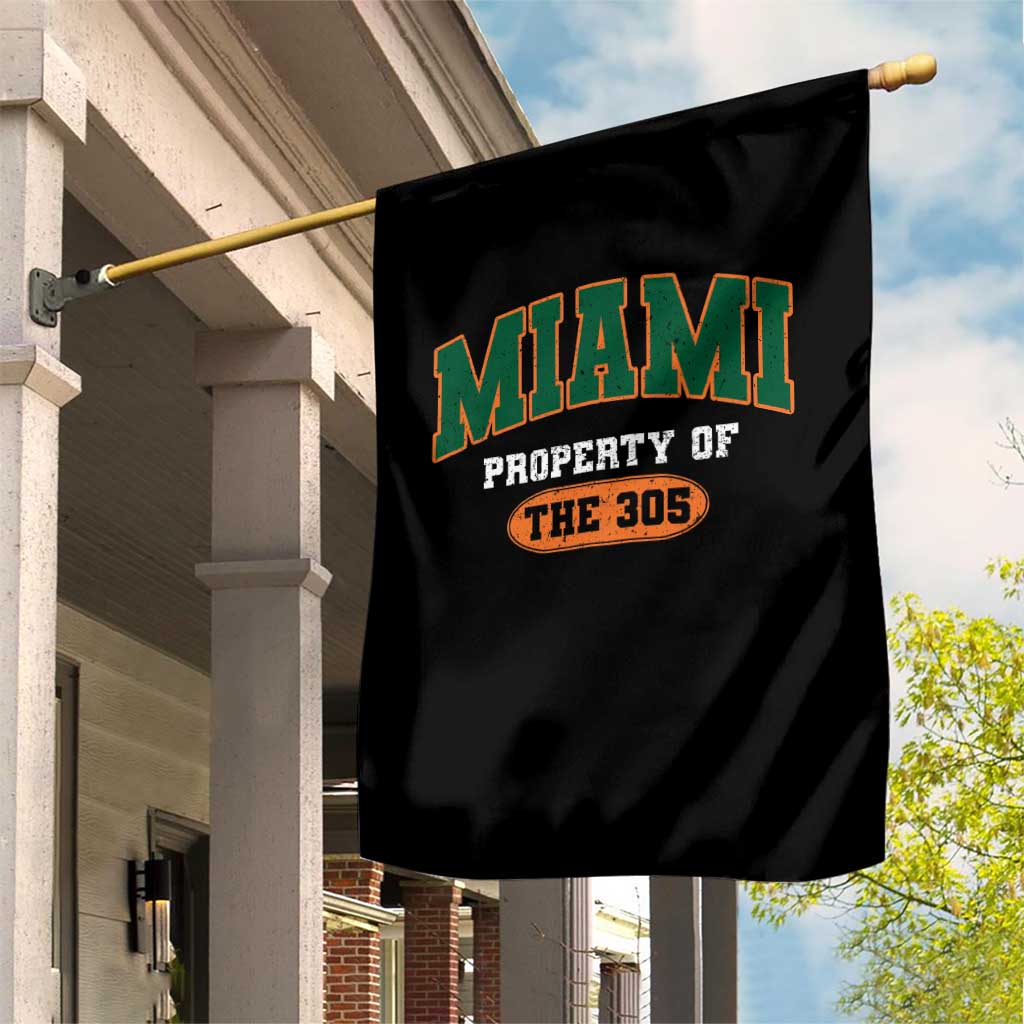 305 Miami Garden Flag Florida FL Vintage Athletic Sports TS10 Print Your Wear