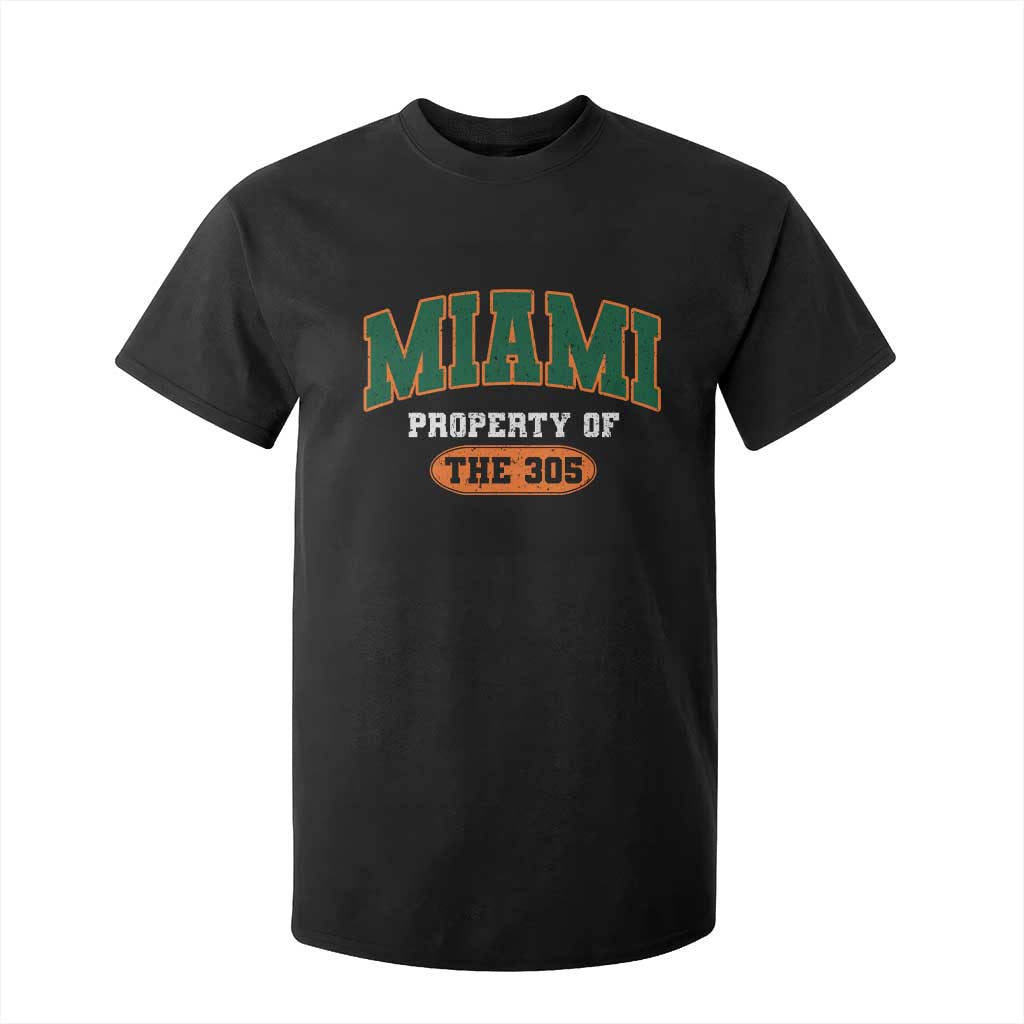305 Miami T Shirt For Kid Florida FL Vintage Athletic Sports TS10 Black Print Your Wear