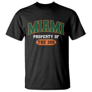 305 Miami T Shirt Florida FL Vintage Athletic Sports TS10 Black Print Your Wear