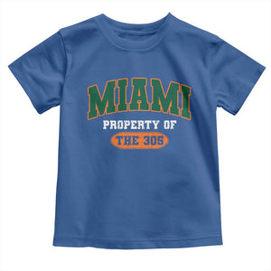 305 Miami Toddler T Shirt Florida FL Vintage Athletic Sports TS10 Royal Blue Print Your Wear