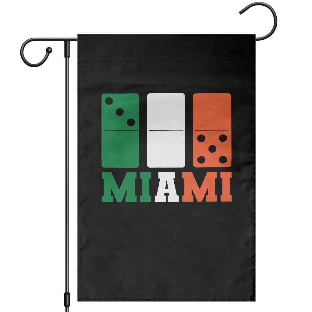 305 Miami Garden Flag Three Zero Five Domino TS10 Black Print Your Wear