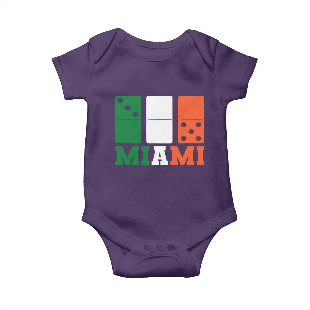 305 Miami Baby Onesie Three Zero Five Domino TS10 Purple Print Your Wear