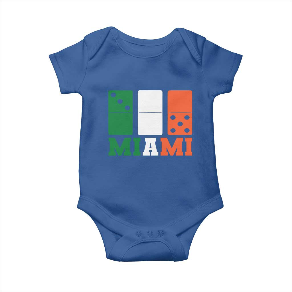 305 Miami Baby Onesie Three Zero Five Domino TS10 Royal Blue Print Your Wear