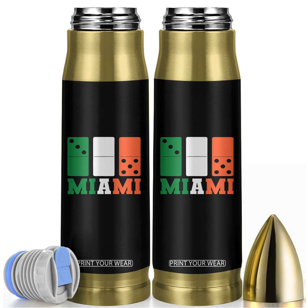 305 Miami Bullet Tumbler Three Zero Five Domino TS10 Black Print Your Wear