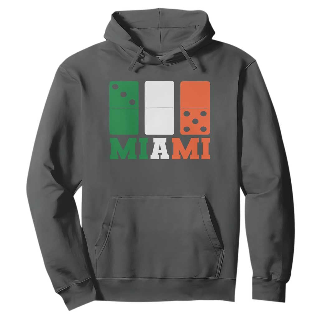 305 Miami Hoodie Three Zero Five Domino TS10 Dark Heather Print Your Wear