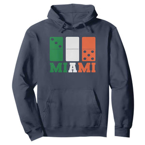 305 Miami Hoodie Three Zero Five Domino TS10 Navy Print Your Wear