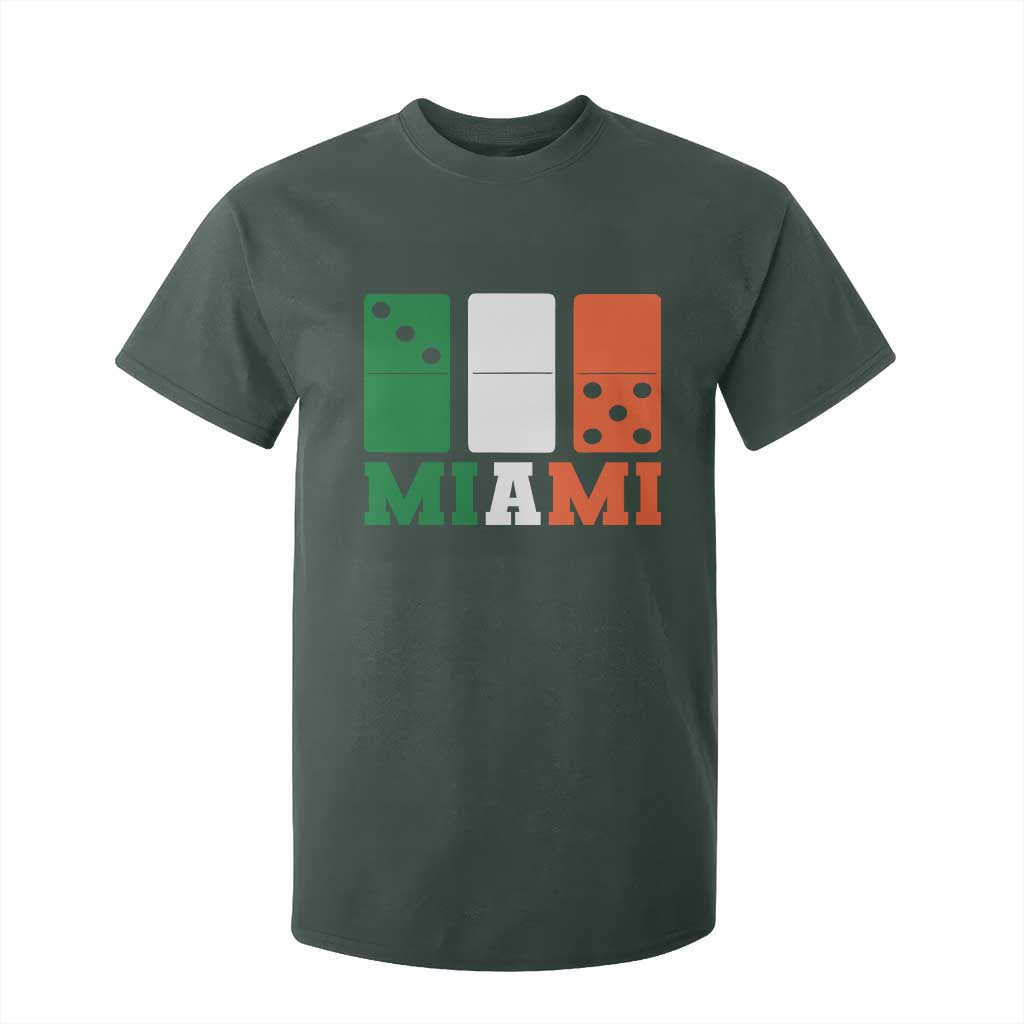 305 Miami T Shirt For Kid Three Zero Five Domino TS10 Dark Forest Green Print Your Wear