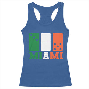305 Miami Racerback Tank Top Three Zero Five Domino TS10 Royal Blue Print Your Wear