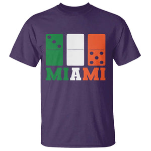 305 Miami T Shirt Three Zero Five Domino TS10 Purple Print Your Wear