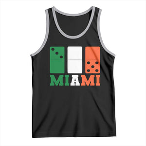 305 Miami Tank Top Three Zero Five Domino TS10 Black Athletic Heather Print Your Wear