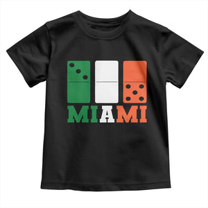 305 Miami Toddler T Shirt Three Zero Five Domino TS10 Black Print Your Wear