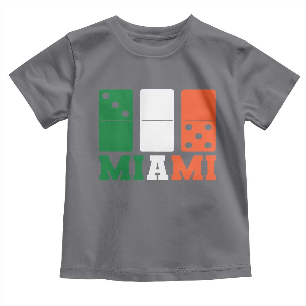 305 Miami Toddler T Shirt Three Zero Five Domino TS10 Charcoal Print Your Wear