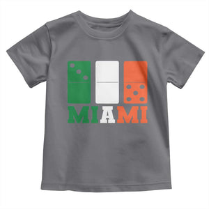 305 Miami Toddler T Shirt Three Zero Five Domino TS10 Charcoal Print Your Wear