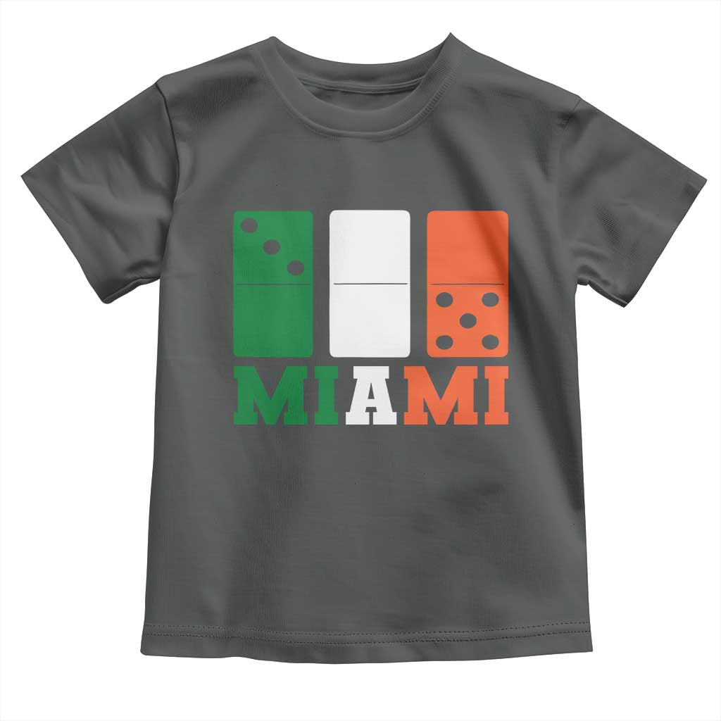 305 Miami Toddler T Shirt Three Zero Five Domino TS10 Dark Heather Print Your Wear