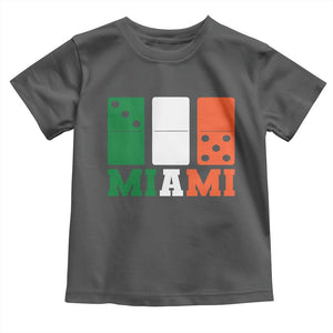 305 Miami Toddler T Shirt Three Zero Five Domino TS10 Dark Heather Print Your Wear