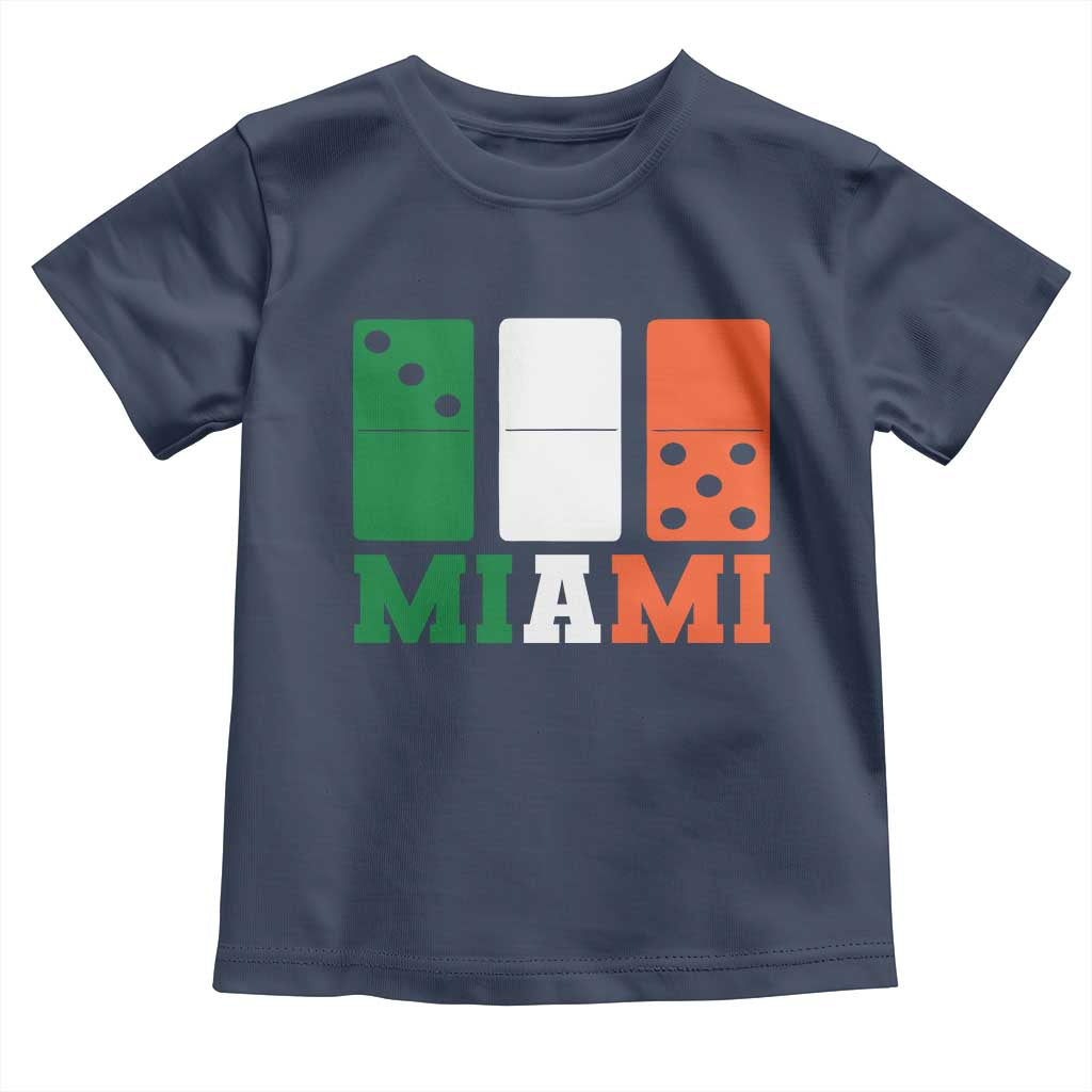 305 Miami Toddler T Shirt Three Zero Five Domino TS10 Navy Print Your Wear