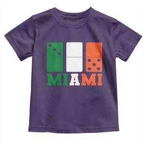 305 Miami Toddler T Shirt Three Zero Five Domino TS10 Purple Print Your Wear