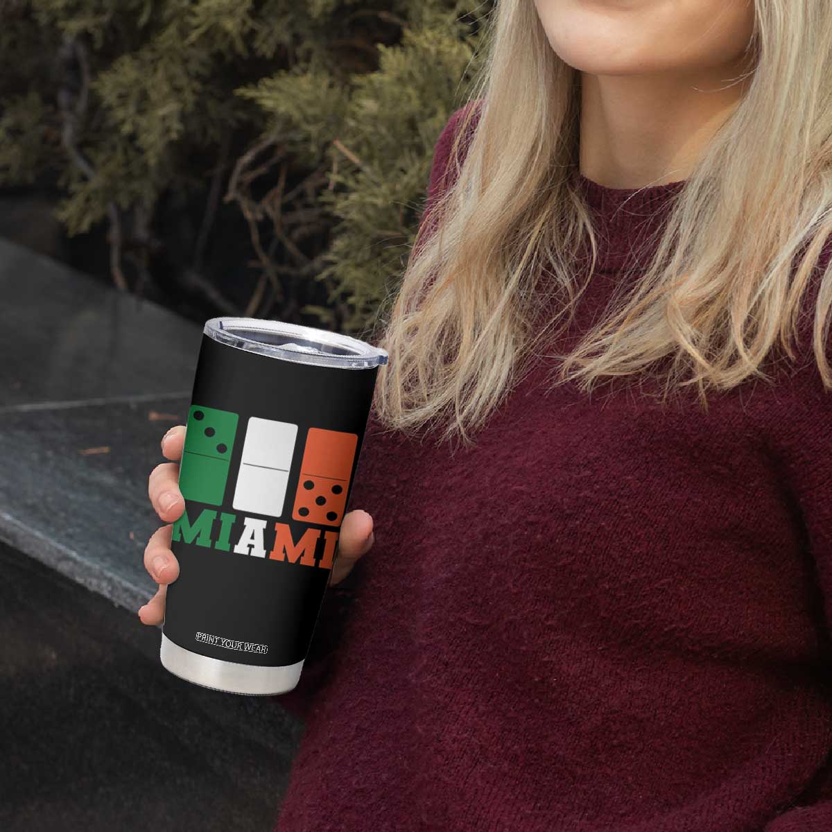 305 Miami Tumbler Cup Three Zero Five Domino TS10 Print Your Wear