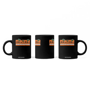 Miami Coffee Mug Florida FL Retro Vintage Weathered Athletic Sports TS10 Print Your Wear