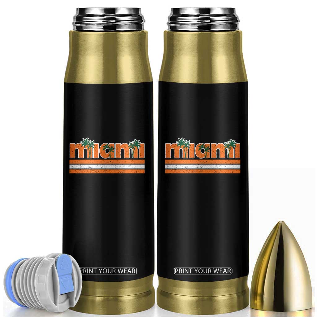 Miami Bullet Tumbler Florida FL Retro Vintage Weathered Athletic Sports TS10 Black Print Your Wear