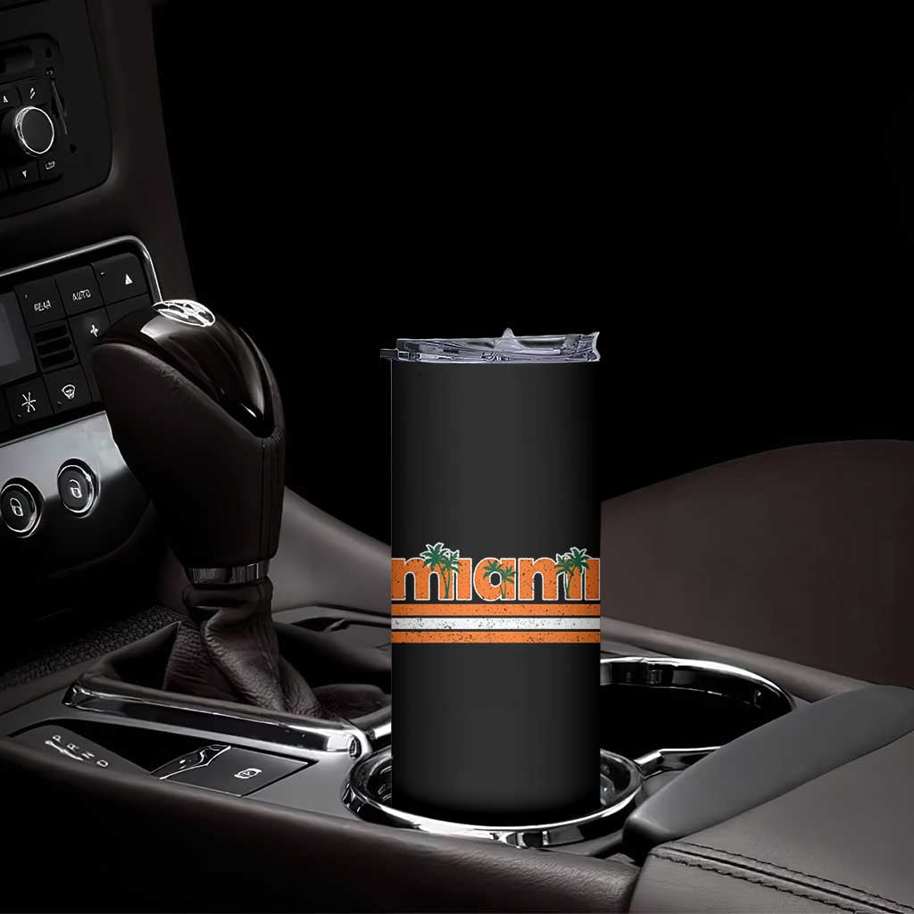 Miami Skinny Tumbler Florida FL Retro Vintage Weathered Athletic Sports TS10 Print Your Wear