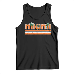Miami Tank Top Florida FL Retro Vintage Weathered Athletic Sports TS10 Black Print Your Wear