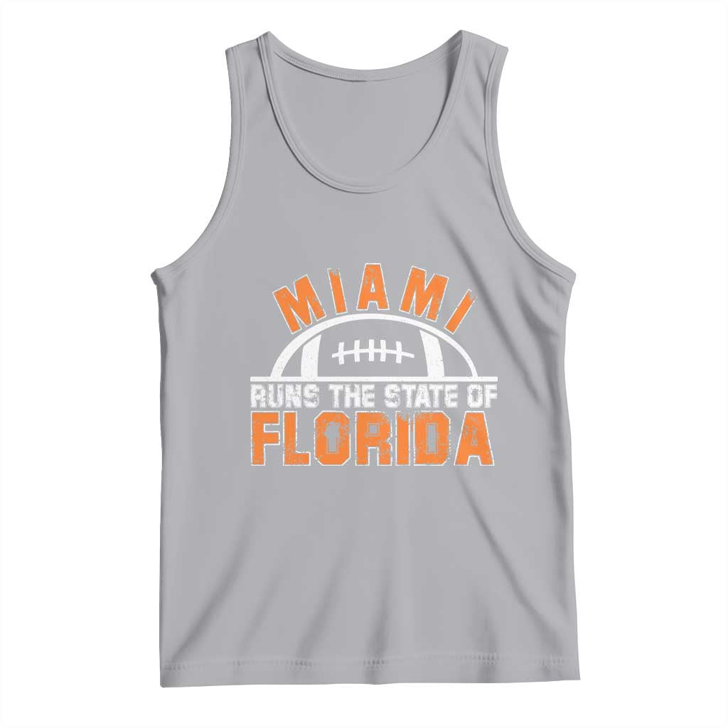 Miami Runs The State of Florida Dade County 305 Pride Tank Top TS10 Athletic Heather Print Your Wear