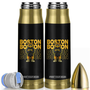 Retro Boston Ice Hockey Bullet Tumbler Fear The Bear TS10 Black Print Your Wear