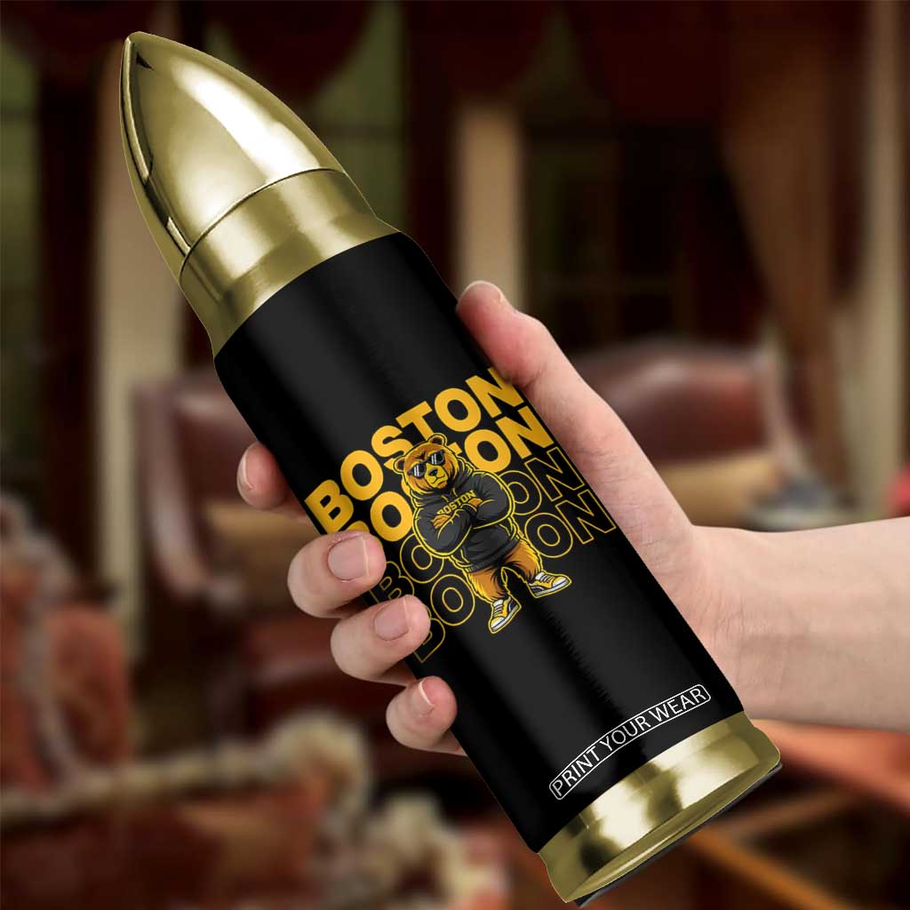Retro Boston Ice Hockey Bullet Tumbler Fear The Bear TS10 Print Your Wear