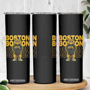 Retro Boston Ice Hockey Skinny Tumbler Fear The Bear TS10 Print Your Wear