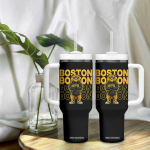 Retro Boston Ice Hockey Tumbler With Handle Fear The Bear TS10 Print Your Wear