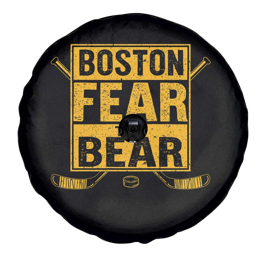 Boston Ice Hockey Spare Tire Cover Fear The Bear TS10 Print Your Wear