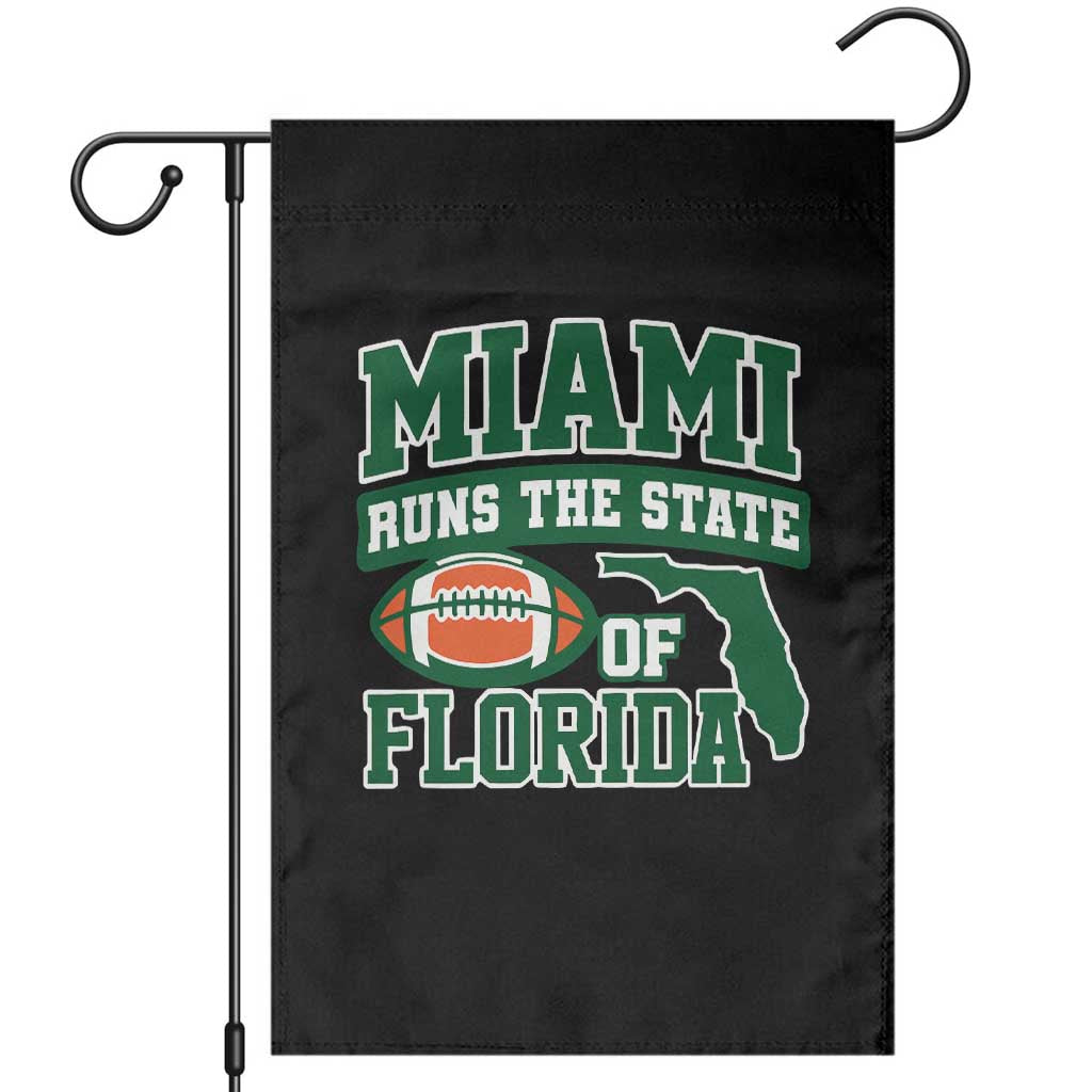 Miami Garden Flag Runs The State of Florida Dade County 305 Pride TS10 Black Print Your Wear
