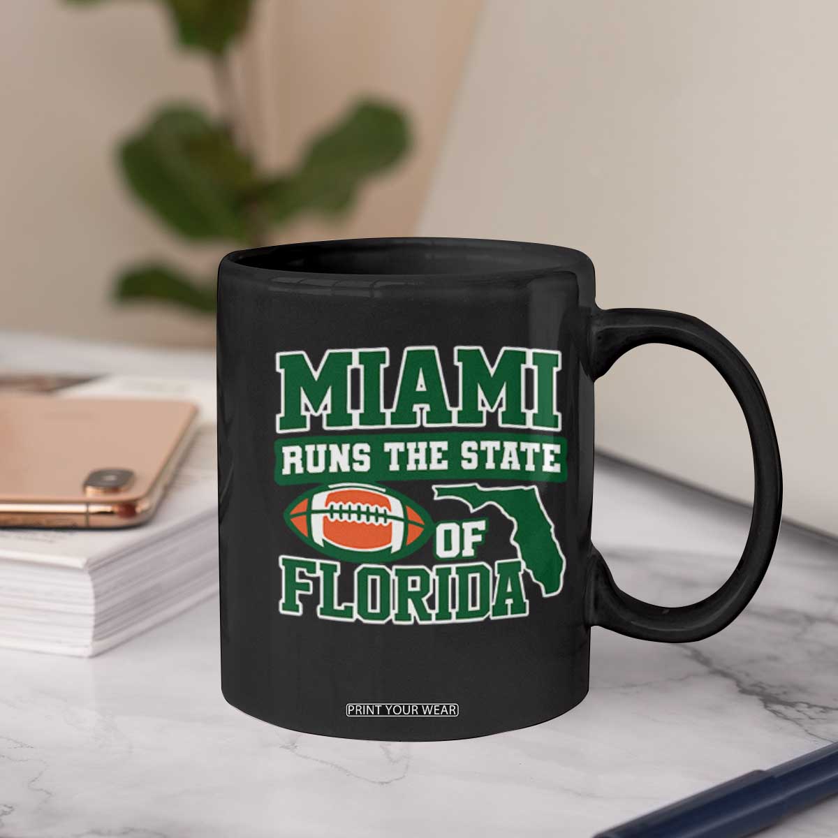 Miami Coffee Mug Runs The State of Florida Dade County 305 Pride TS10 Print Your Wear