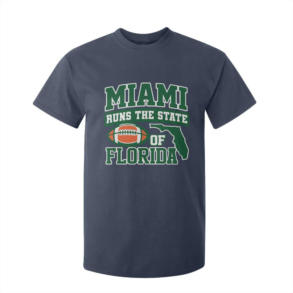 Miami T Shirt For Kid Runs The State of Florida Dade County 305 Pride TS10 Navy Print Your Wear