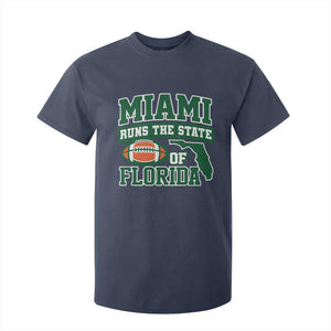 Miami T Shirt For Kid Runs The State of Florida Dade County 305 Pride TS10 Navy Print Your Wear