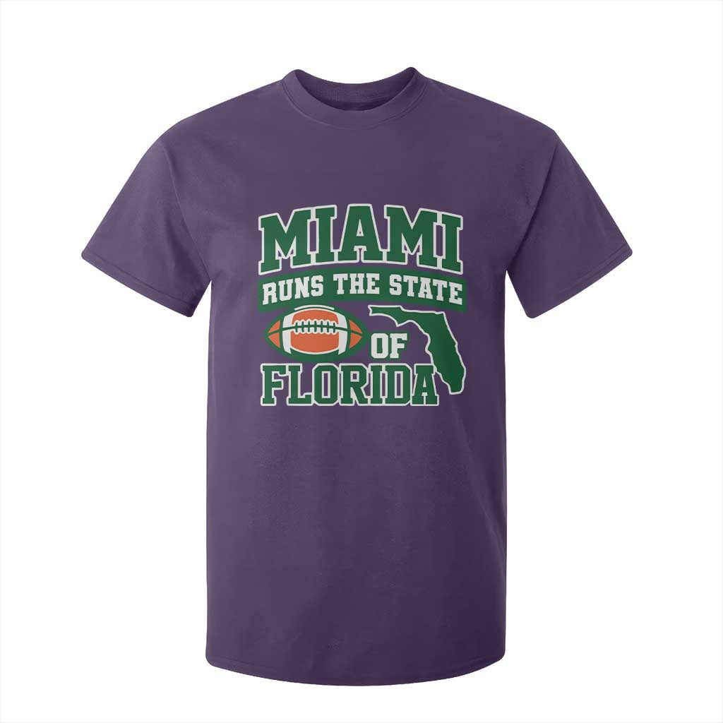 Miami T Shirt For Kid Runs The State of Florida Dade County 305 Pride TS10 Purple Print Your Wear