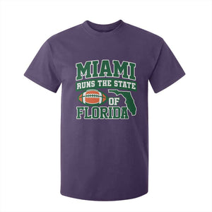 Miami T Shirt For Kid Runs The State of Florida Dade County 305 Pride TS10 Purple Print Your Wear